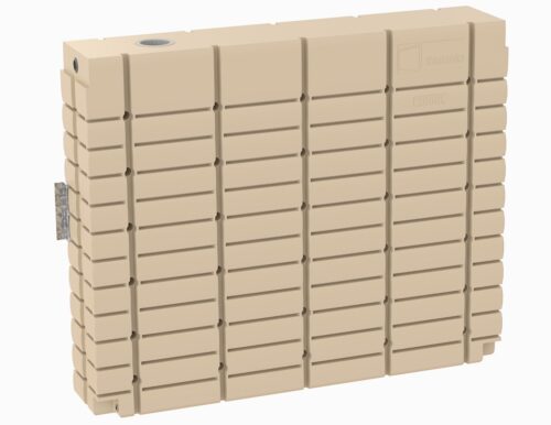 Waterschutting Thin tank 1000 liter Zandkleur/beige, inclusief verzending in Nederland